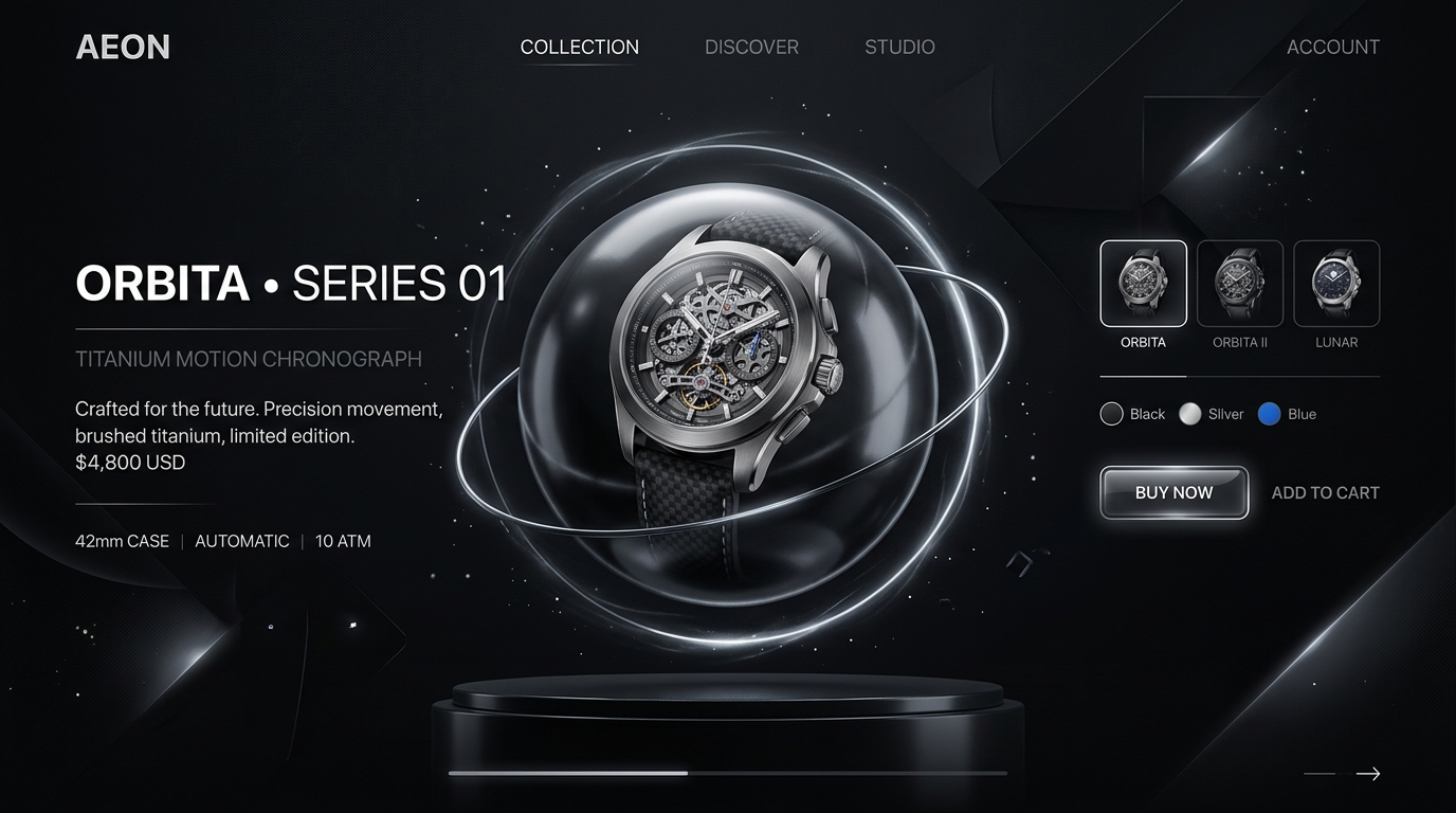 AEON Luxury E-Commerce Showcase